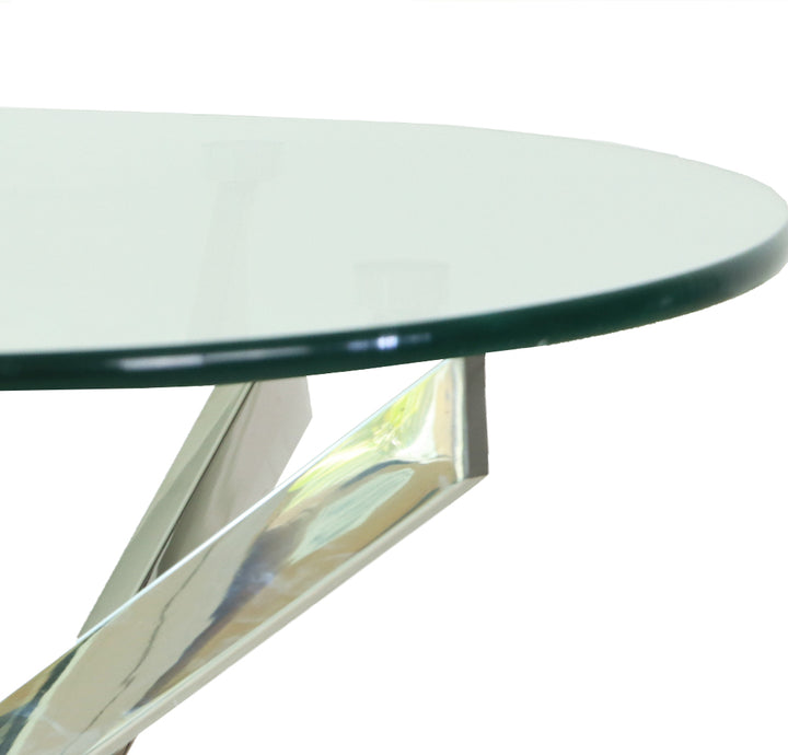 glass top dining table