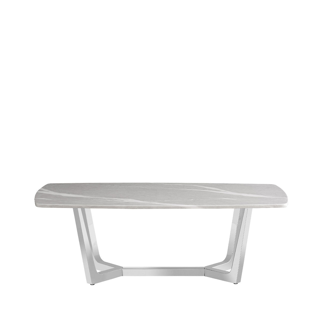 White and deals silver end tables